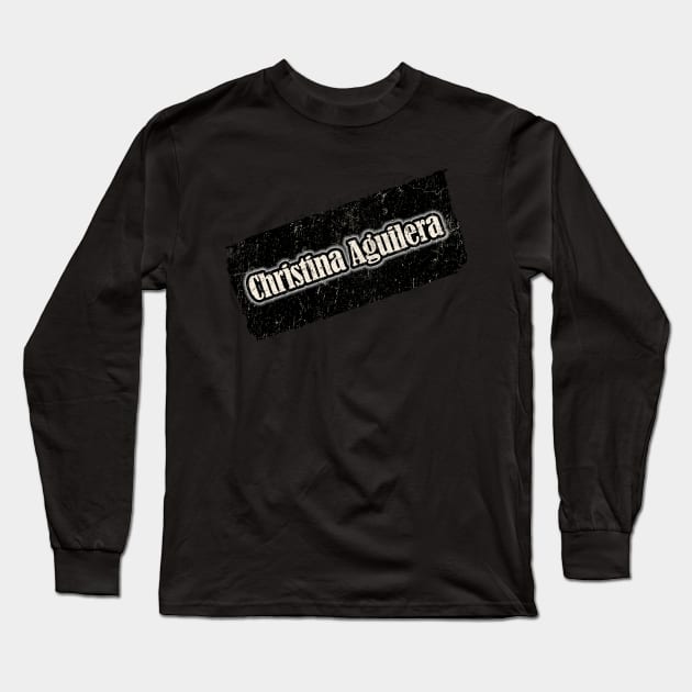 Christina Aguilera Long Sleeve T-Shirt by NYINDIRPROJEK